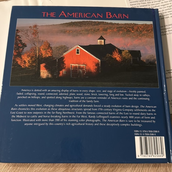 The American Barn by Randy Leffingwell hardback book - Picture 10 of 10